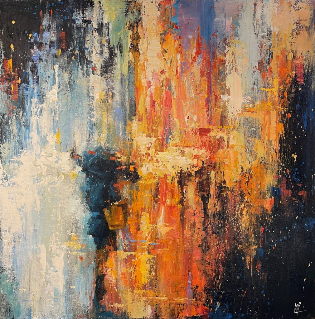 Rhythm of the Rain by William Liao at The Avenue Gallery, a contemporary fine art gallery in Victoria, BC, Canada.