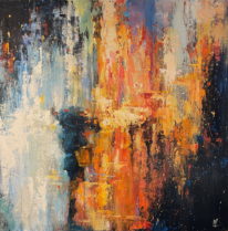 Rhythm of the Rain by William Liao at The Avenue Gallery, a contemporary fine art gallery in Victoria, BC, Canada.