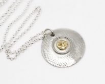 Pendant with Gold in the Centre by ARTYRA Studio at The Avenue Gallery, a contemporary fine art gallery in Victoria, BC, Canada.