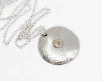 Pendant with Gold Dot by ARTYRA Studio at The Avenue Gallery, a contemporary fine art gallery in Victoria, BC, Canada.