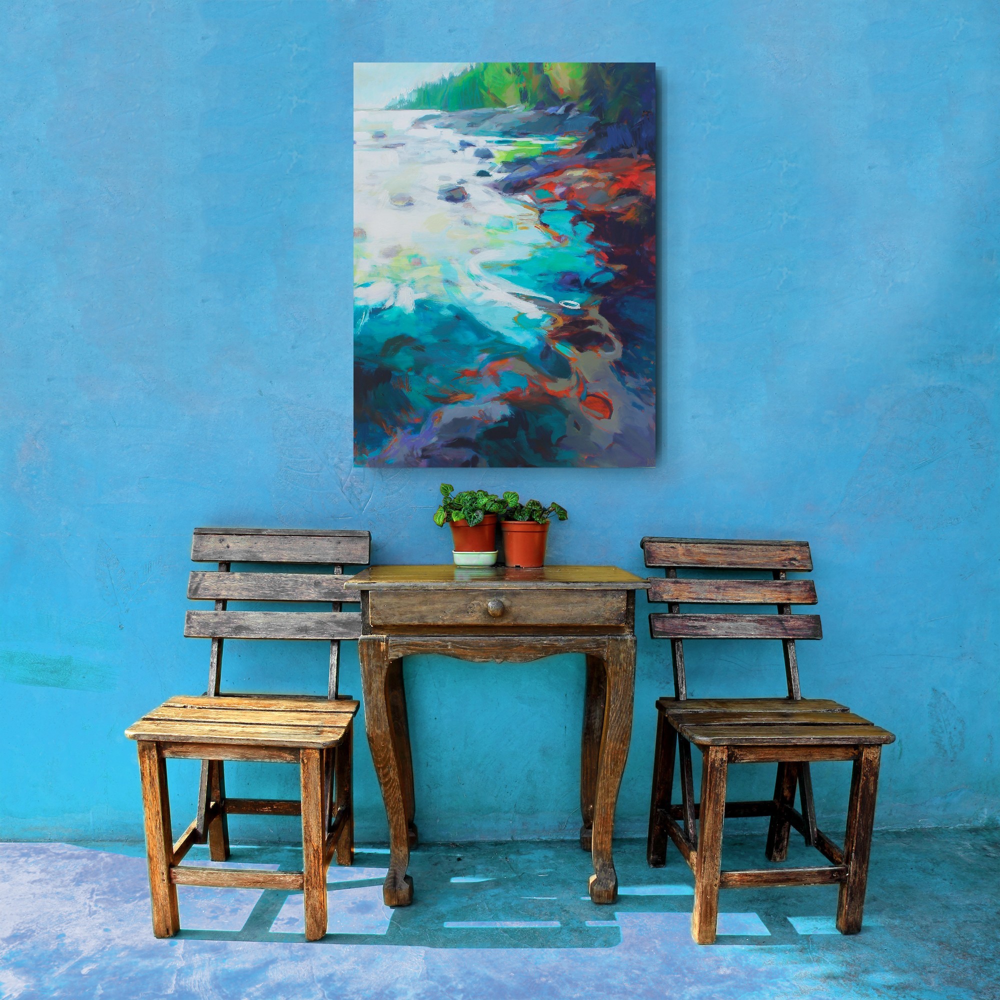 Wash Over Me by Becky Holuk at The Avenue Gallery, a contemporary fine art gallery in Victoria, BC, Canada.