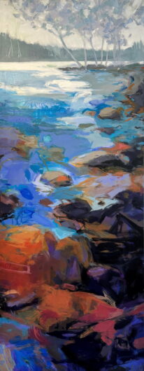 At the End of the Day by Becky Holuk at The Avenue Gallery, a contemporary fine art gallery in Victoria, BC, Canada.