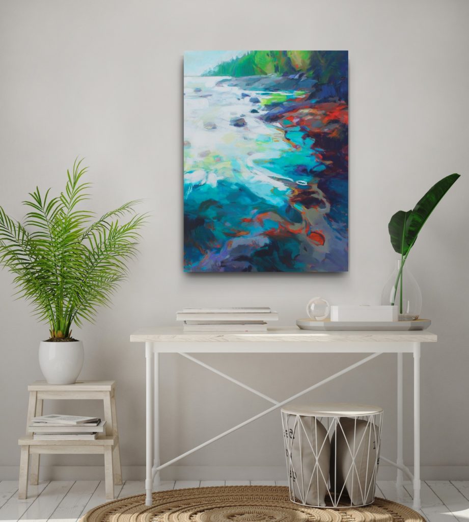 Wash Over Me by Becky Holuk at The Avenue Gallery, a contemporary fine art gallery in Victoria, BC, Canada.