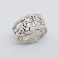 Woven Basket Ring by Chi's Creations at The Avenue Gallery, a contemporary fine art gallery in Victoria, BC, Canada.