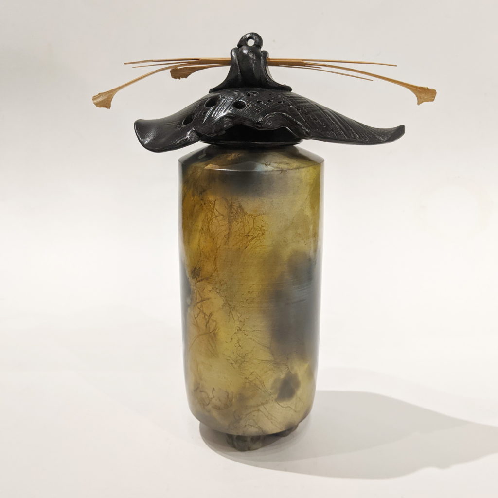 Medium Tall Vase with Top by Geoff Searle at The Avenue Gallery, a contemporary fine art gallery in Victoria, BC, Canada.