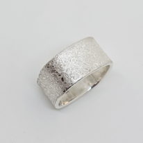 Large Square Stacker Ring by Chi's Creations at The Avenue Gallery, a contemporary fine art gallery in Victoria, BC, Canada.