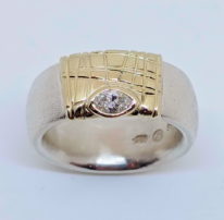 'Entangled' Ring by Andrea Roberts at The Avenue Gallery, a contemporary fine art gallery in Victoria BC., Canada