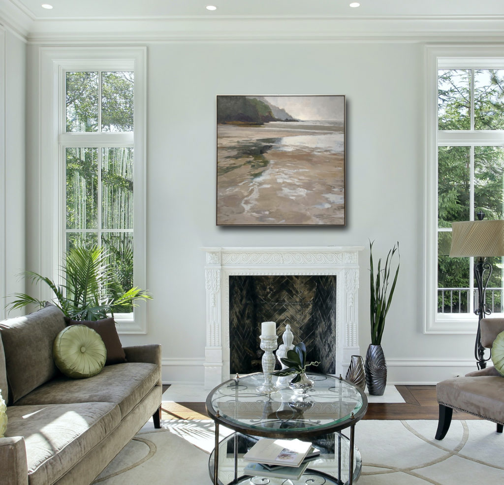 San Josef Bay Reflections by Maria Josenhans at The Avenue Gallery, a contemporary fine art gallery in Victoria, BC, Canada.