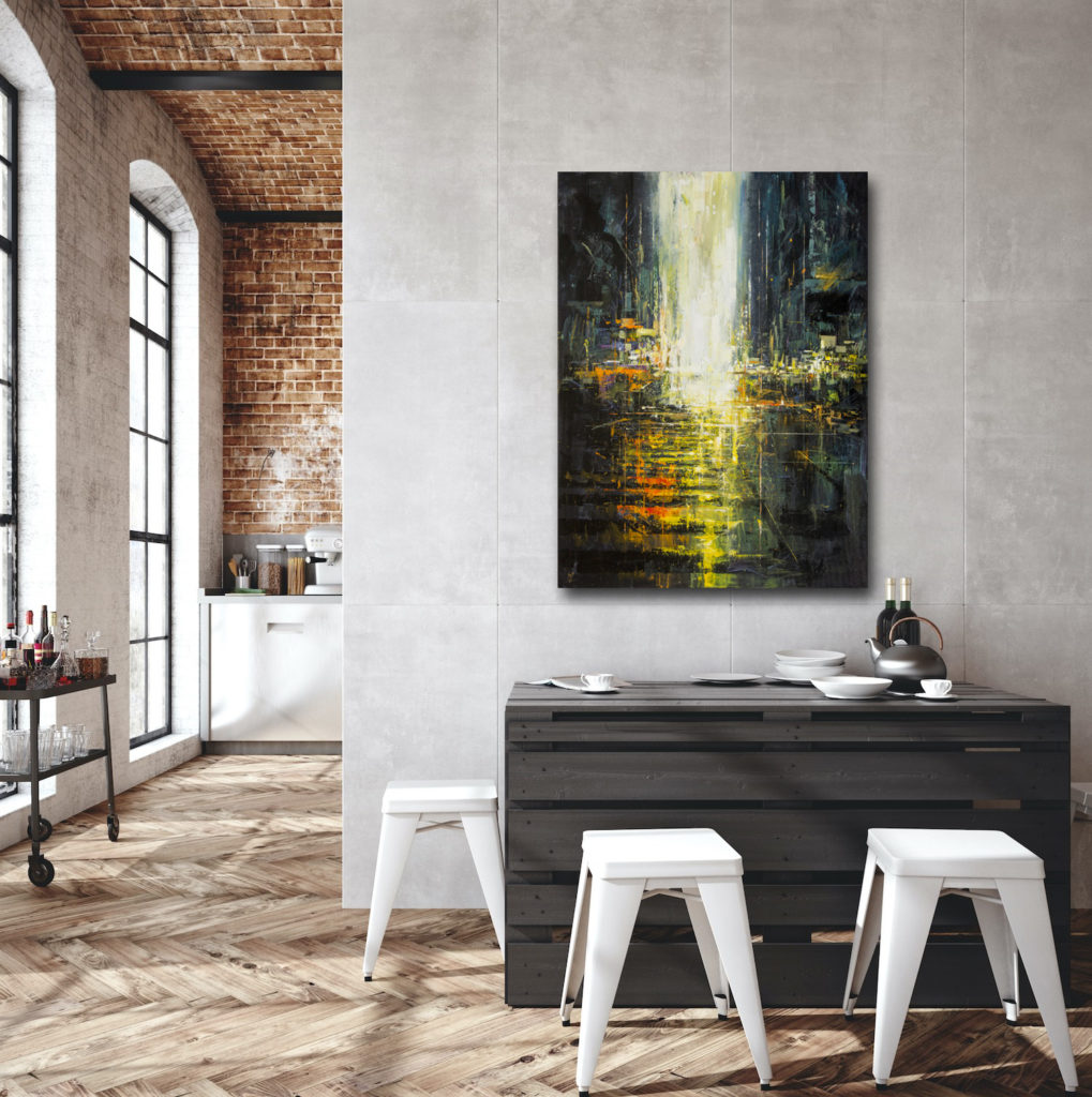 Neon Dream City by William Liao at The Avenue Gallery, a contemporary fine art gallery in Victoria, BC, Canada.