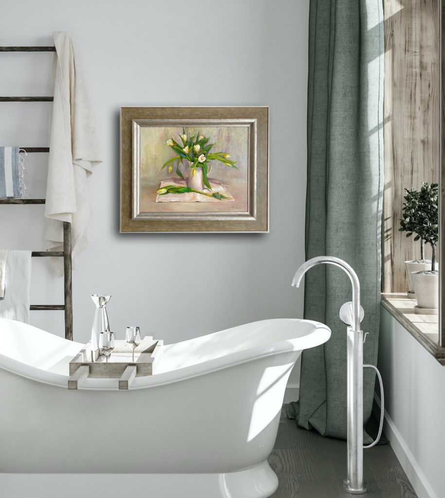 Hello Spring by Tanya Bone at The Avenue Gallery, a contemporary fine art gallery in Victoria BC, Canada.