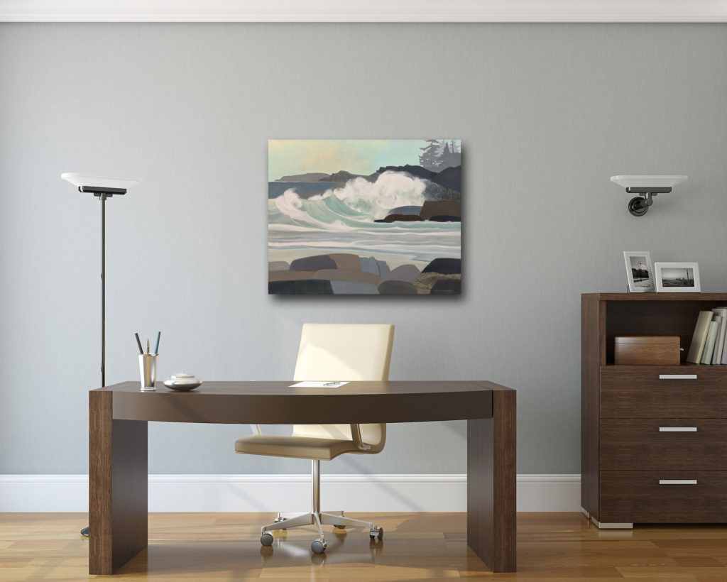 The Sound of the Surf by Lorna Dockstader at The Avenue Gallery, a contemporary fine art gallery in Victoria BC, Canada