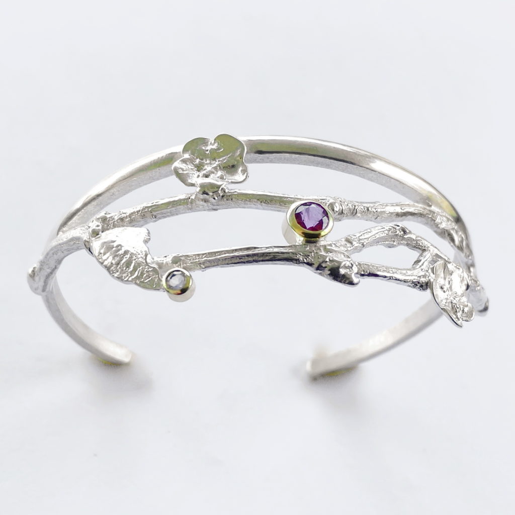 Sakura Bracelet by Andrea Russell at The Avenue Gallery, a contemporary fine art gallery in Victoria, BC, Canada.
