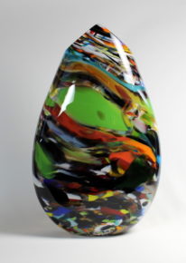 Multi Coloured Vase by Guy Hollington at The Avenue Gallery, a contemporary fine art gallery in Victoria, BC, Canada.