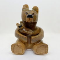 Rock-a-bye Bear by Vance Theoret at The Avenue Gallery, a contemporary fine art gallery in Victoria, BC, Canada.