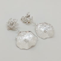 Medium 'Fireworks' Clip-On Earrings by Barbara Adams at The Avenue Gallery, a contemporary fine art gallery in Victoria, BC, Canada.