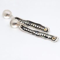 'Light on the Path' Earrings by ARTYRA Studio at The Avenue Gallery, a contemporary fine art gallery in Victoria, BC, Canada.