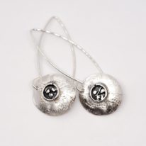 Long 'Nest' Earrings by ARTYRA Studio at The Avenue Gallery, a contemporary fine art gallery in Victoria, BC, Canada.