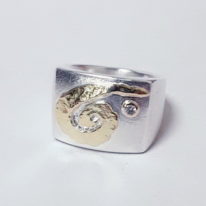 Galaxy Ring by Andrea Roberts at The Avenue Gallery, a contemporary fine art gallery in Victoria, BC, Canada.