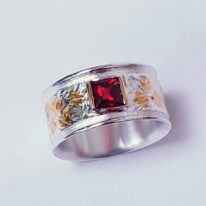 Kilauea Ring by Andrea Roberts at The Avenue Gallery, a contemporary fine art gallery in Victoria, BC, Canada.