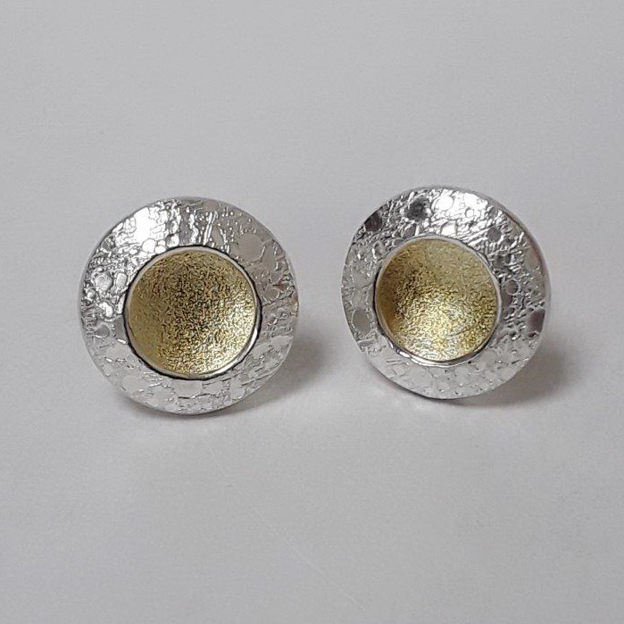 Sphere Earrings by Andrea Roberts at The Avenue Gallery, a contemporary fine art gallery in Victoria, BC, Canada.