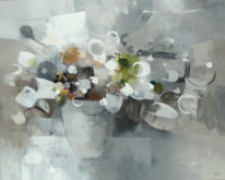 Soirée de théâtre by Shinah Lee at The Avenue Gallery, a contemporary fine art gallery in Victoria, BC, Canada.