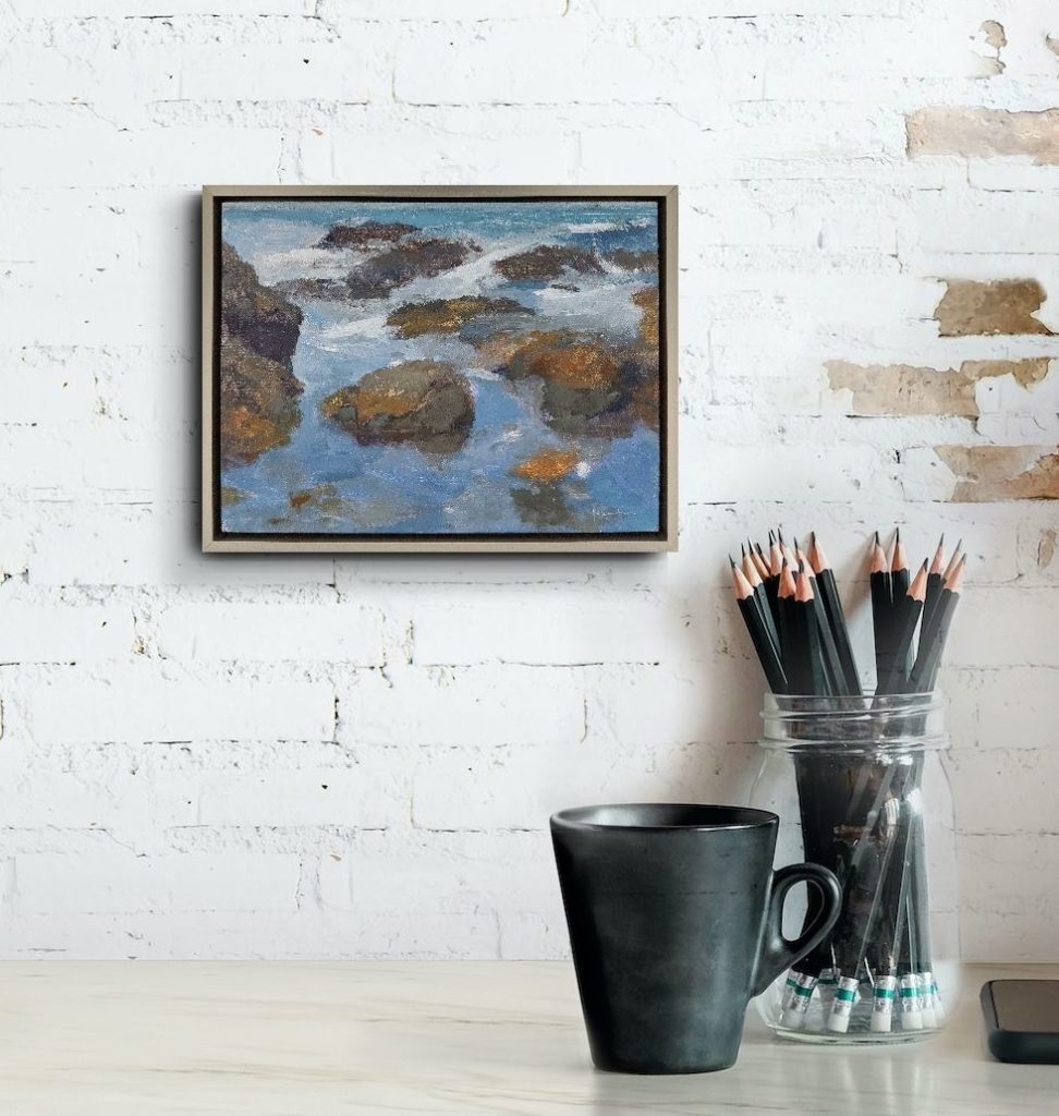 West Coast Rough & Tumble by Maria Josenhans at The Avenue Gallery, a contemporary fine art gallery in Victoria, BC, Canada.