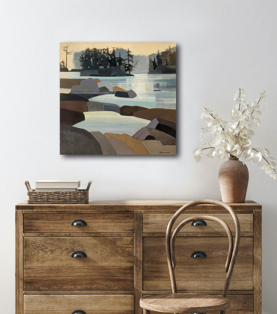 Silver Lining by Lorna Dockstader at The Avenue Gallery, a contemporary fine art gallery in Victoria, BC, Canada.