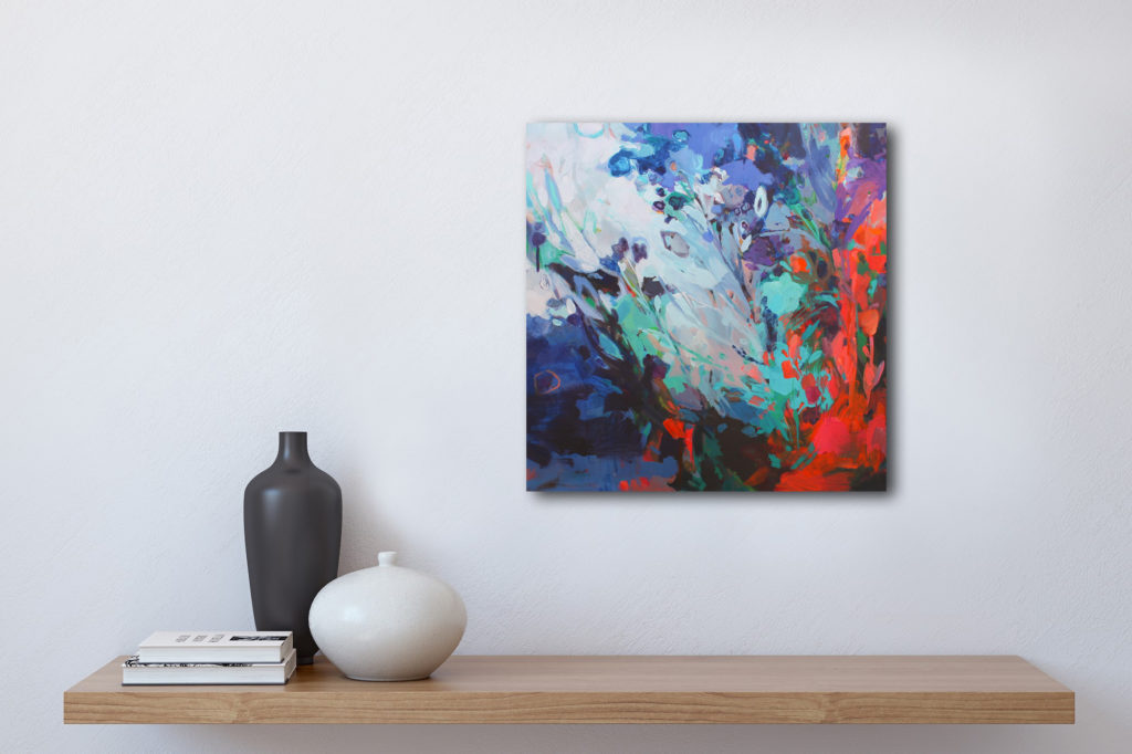 Dreaming of Flowers by Becky Holuk at The Avenue Gallery, a contemporary fine art gallery in Victoria, BC, Canada.