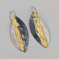 Convergence Earrings by Air & Earth Design at The Avenue Gallery, a contemporary fine art gallery in Victoria, BC, Canada.