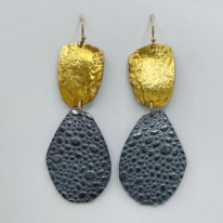Narrows Earrings by Air & Earth Design at The Avenue Gallery, a contemporary fine art gallery in Victoria, BC, Canada.
