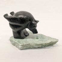 Bearly Ice Fishing by Vance Theoret at The Avenue Gallery, a contemporary fine art gallery in Victoria, BC, Canada.