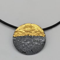 Gong Necklace by Air & Earth Design at The Avenue Gallery, a contemporary fine art gallery in Victoria, BC, Canada.