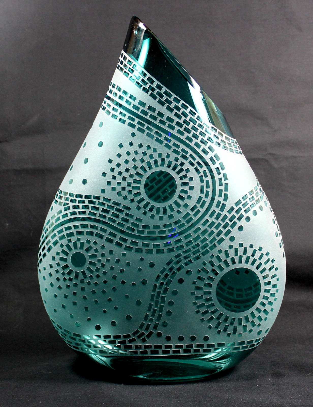 Sun Doodle (Dark Lagoon) by Guy Hollington at The Avenue Gallery, a contemporary fine art gallery in Victoria, BC, Canada.