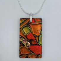 Mosaic Pendant by Peggy Brackett at The Avenue Gallery, a contemporary fine art gallery in Victoria, BC, Canada.