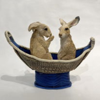 The Secret by Carolyn Houg at The Avenue Gallery, a contemporary fine art gallery in Victoria, BC, Canada.