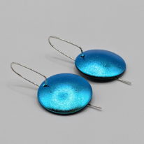 Oxygen Series Earrings by Peggy Brackett at The Avenue Gallery, a contemporary fine art gallery in Victoria, BC, Canada.