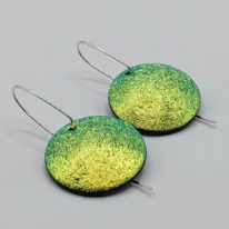 Oxygen Series Earrings by Peggy Brackett at The Avenue Gallery, a contemporary fine art gallery in Victoria, BC, Canada.