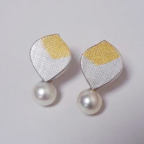 Leaf Earrings by Andrea Roberts at The Avenue Gallery, a contemporary fine art gallery in Victoria, BC, Canada.