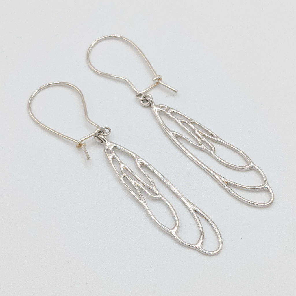Dragonfly Earrings (Short) by Dorothée Rosen at The Avenue Gallery, a contemporary fine art gallery in Victoria, BC, Canada.
