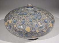 Blue Sahara Bulb #757 by Bill Boyd at The Avenue Gallery, a contemporary fine art gallery in Victoria, BC, Canada.