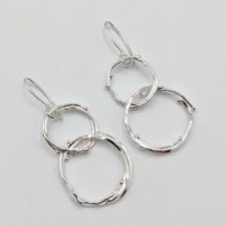 Hollow Boulders Earrings by A & R Jewellery at The Avenue Gallery, a contemporary fine art gallery in Victoria, BC, Canada.