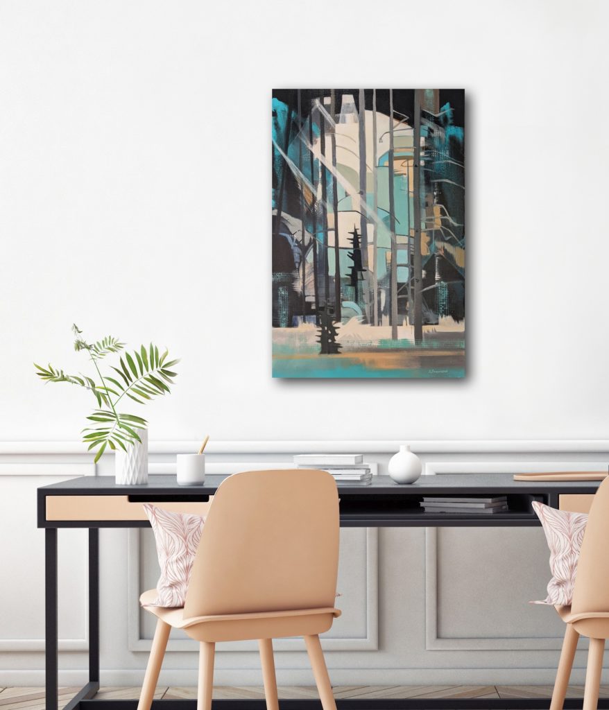 Bathed in Light by Lorna Dockstader at The Avenue Gallery, a contemporary fine art gallery in Victoria, BC, Canada.