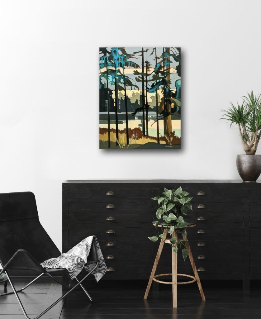 Mackenzie Beach by Lorna Dockstader at The Avenue Gallery, a contemporary fine art gallery in Victoria, BC, Canada.