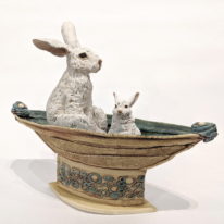 Learning the Ropes by Carolyn Houg at The Avenue Gallery, a contemporary fine art gallery in Victoria, BC, Canada.