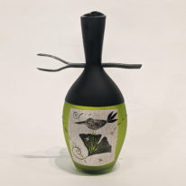 Small Twig Vase 'Ginkgo #19' by Naoko Takenouchi at The Avenue Gallery, a contemporary fine art gallery in Victoria, BC, Canada.