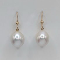 South Sea Pearl Earrings by Val Nunns at The Avenue Gallery, a contemporary fine art gallery in Victoria, BC, Canada