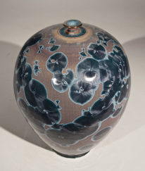 Blue Grey Bulb #827 by Bill Boyd at The Avenue Gallery, a contemporary fine art gallery in Victoria, BC, Canada.