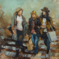 City Life #10 by William Liao at The Avenue Gallery, a contemporary fine art gallery in Victoria, BC, Canada.