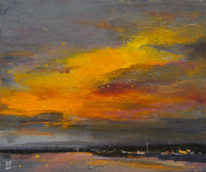 On the Beach by William Liao at The Avenue Gallery, a contemporary fine art gallery in Victoria, BC, Canada.