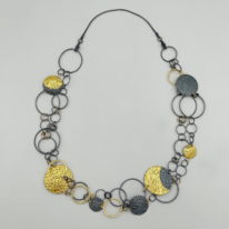 Round & Round Necklace by Air & Earth Design at The Avenue Gallery, a contemporary fine art gallery in Victoria, BC, Canada.